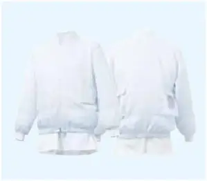食品工場向け 白い空調服（男女兼用）（ファン・バッテリー別売）